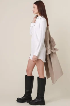 Line & Dot RITA BUTTON DOWN SHIRT DRESS- Dresses