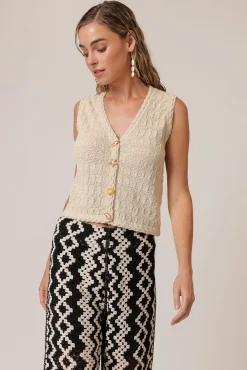 Line & Dot RIYA SWEATER VEST- Bottoms