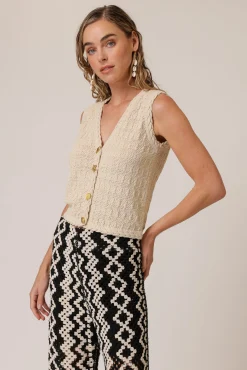 Line & Dot RIYA SWEATER VEST- Bottoms