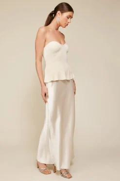 Line & Dot SAFFY PEPLUM TOP- Tops