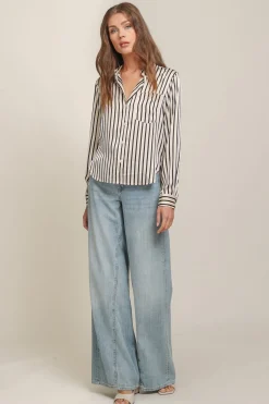 Line & Dot SHERRIE BUTTON DOWN- Tops