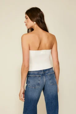 Line & Dot SONJA RIB KNIT SWEATER- Tops