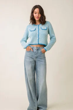 Line & Dot WARM YOUR HEART CARDIGAN- Outerwear