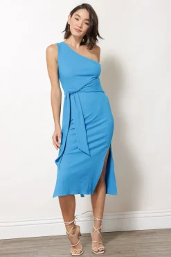 Line & Dot WILLOW ONE SHOULDER DRESS- Dresses